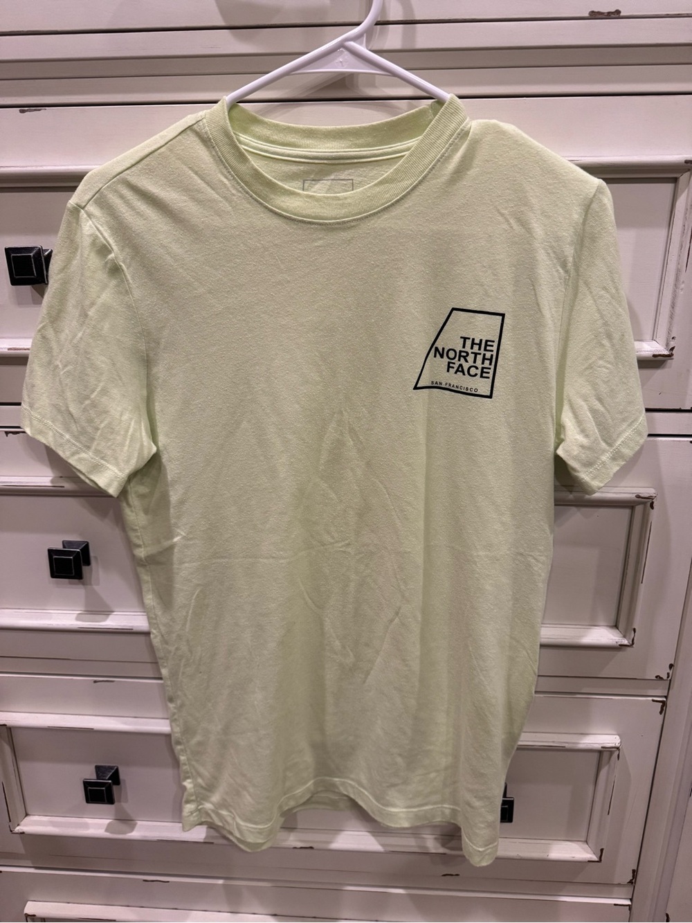 The North Face Men's Short-Sleeve Crewneck T-Shirt in Neon-ish Green